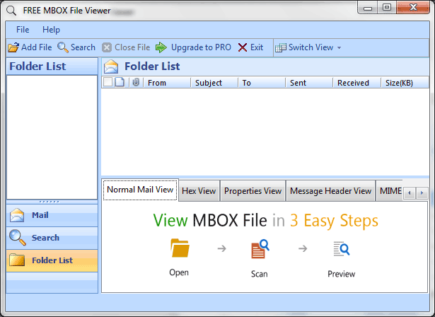 gmail mbox file viewer